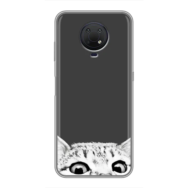 Чохол з принтом «Виглядає котик» для Nokia G10 Чохол з принтом «Виглядає котик» для Nokia G10