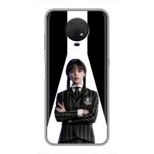 Чехлы Венсдей на Nokia G10 Уэнсдей (AlphaPrint) (W-Wednesday)