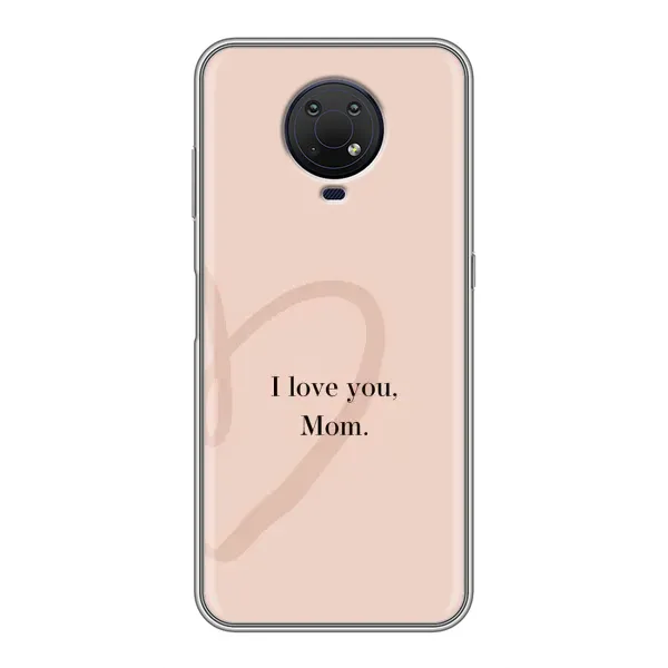 Чохол з принтом «Серце мамі» для Nokia G10