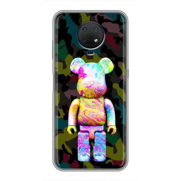 Чохол з принтом «Яскравий Bearbrick» для Nokia G10