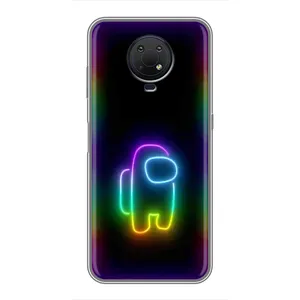 Чохли Амонг Ас для Nokia G10 (AlphaPrint) (Яскравий скін)