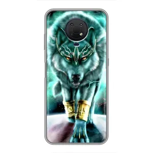 Защитные чехлы для Нокиа G10 (AlphaPrint) (ХИТ продаж) ВОЛК