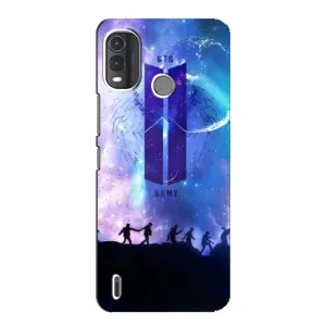 Чехлы BTS для Nokia G11 Plus (AlphaPrint) (Army BTS)