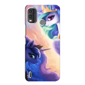 Чехол для Нокиа G11 Плюс - (Единорожки - Новинки) (AlphaPrint) (Единорожки)