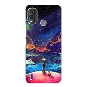 Космические Чехлы для Нокиа G11 Плюс (VPrint) (Галактический вид)