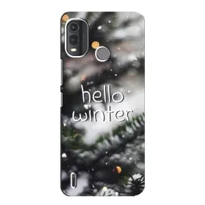 Новогодние, Праздничные Чехлы для Nokia G11 Plus - 2024 год (Hello winter)