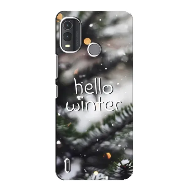 Чехол с принтом «Hello winter» для Nokia G11 Plus