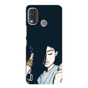 Чехол с печатью для Nokia G11 Plus - (Мода) (AlphaPrint) (Красивая девочка)