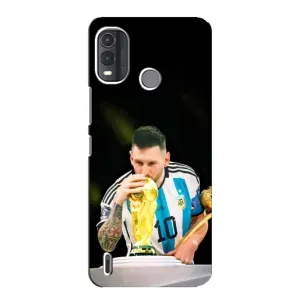 Чехлы для Nokia G11 Plus (Leo чемпион) (AlphaPrint) (Кубок Месси)
