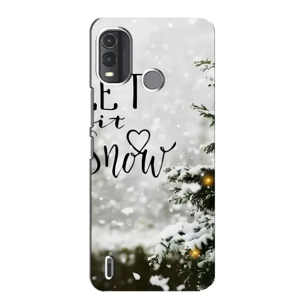 Чехол с принтом «Let it snow» для Nokia G11 Plus