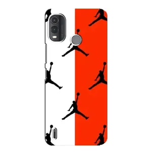 Чехлы для Nokia G11 Plus - с картинкой JORDAN (AlphaPrint) (Лого Джордан)
