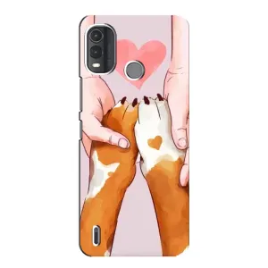 Чехлы с собаками для Nokia G11 Plus (VPrint) (Любовь к собакам)