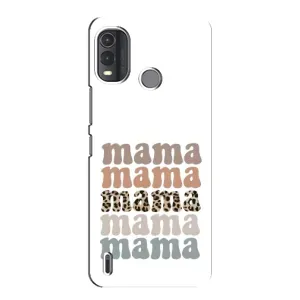 Чехлы для мамы на Nokia G11 Plus (Текстовый коллаж мама)