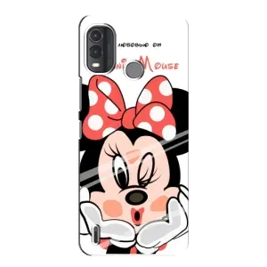 Эксклюзивный чехол для Nokia G11 Plus (AlphaPrint - Мультяшные) (Маус Минни)
