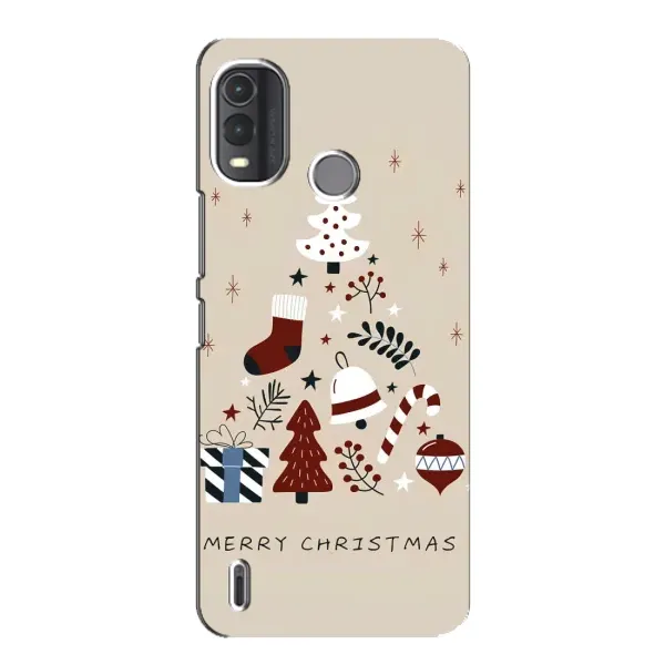 Чохол з принтом «Merry Christmas» для Nokia G11 Plus