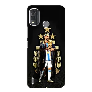 Чехлы для Nokia G11 Plus (Leo чемпион) (AlphaPrint) (Месси Король)