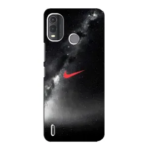 Чехол для Nokia G11 Plus - с принтом Найк (AlphaPrint) (Найк красный)