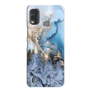 Мраморный чехол на Nokia G11 Plus (VPrint) (Нежный мрамор)