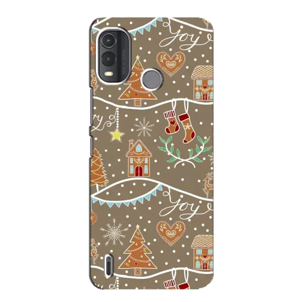 Чехол с принтом «Новогодние пряники» для Nokia G11 Plus