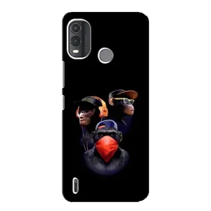 Чехол с Обезьянами Nokia G11 Plus - (AlphaPrint) (Три обезьяны)
