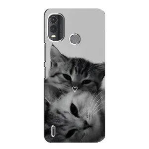 Чохол з малюнком кіт на Nokia G11 Plus (Пара котів)