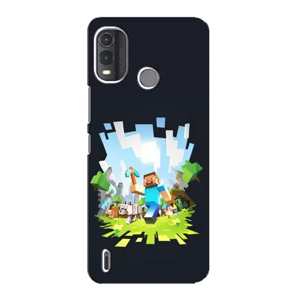 Чохол з принтом «персонажі Minecraft» для Nokia G11 Plus Чохол з принтом «персонажі Minecraft» для Nokia G11 Plus