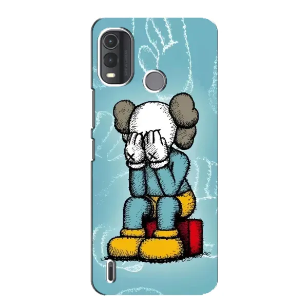 Чохол з принтом «Плач Bearbrick» для Nokia G11 Plus