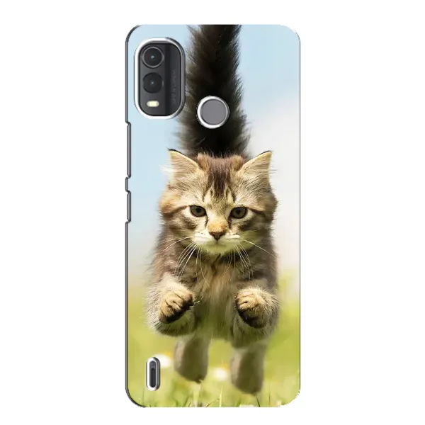 Чехол с принтом «Прыжок кота» для Nokia G11 Plus