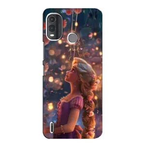 Чехол Рапунцель для Nokia G11 Plus (Рапунцель фонарики)