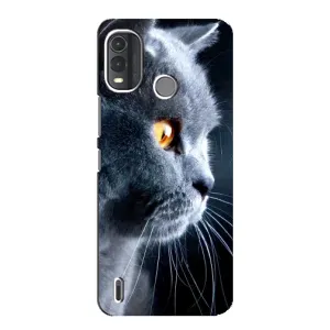 Чехлы с Котиками для Nokia G11 Plus (VPrint) (Серый Кот)
