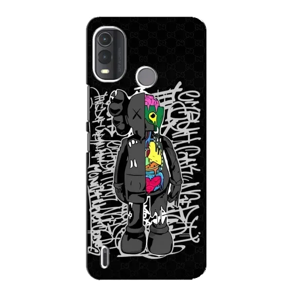 Чохол з принтом «Стиль Bearbrick» для Nokia G11 Plus
