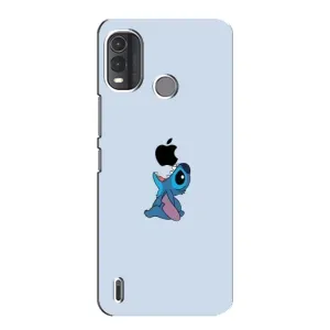 Чехол с принтом Стич на Nokia G11 Plus (Stitch apple)