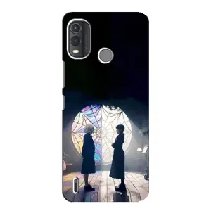 Чехлы Венсдей на Nokia G11 Plus Уэнсдей (AlphaPrint) (Уэнздей и Инид)