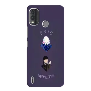 Чехлы Венсдей на Nokia G11 Plus Уэнсдей (AlphaPrint) (Уэнздей и подруга)