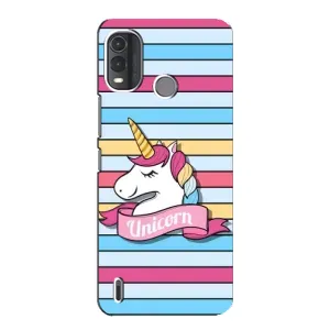 Чехол для Нокиа G11 Плюс - (Единорожки - Новинки) (AlphaPrint) (Unicorn)