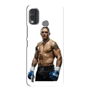 Чехол с картинкой Александр Усик для Nokia G11 Plus (Усик на белом)