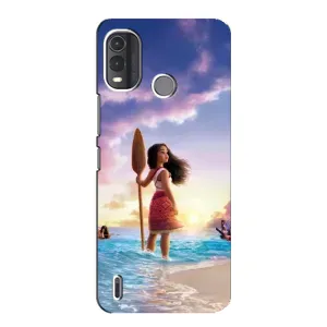 Чохол з принтом «Моана з веслом» для Nokia G11 Plus