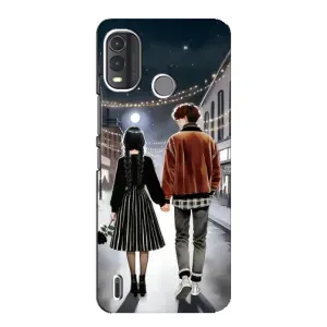 Чехол с дизайном Венздей 2 на Nokia G11 Plus (Уэнздей и Тайлер)