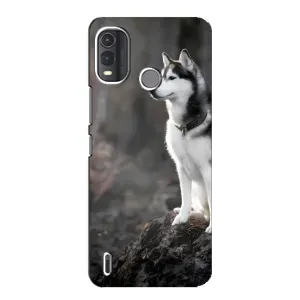 Чехол с Хаски для Nokia G11 Plus - (AlphaPrint) (Верный пес)