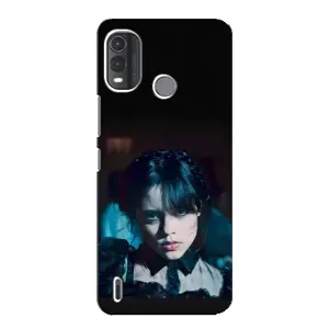 Чехлы Венсдей на Nokia G11 Plus Уэнсдей (AlphaPrint) (взгляд Уэнздей)