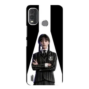 Чехлы Венсдей на Nokia G11 Plus Уэнсдей (AlphaPrint) (W-Wednesday)