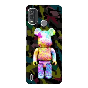 Чехлы для Nokia G11 Plus - Bearbrick Louis Vuitton (PREMIUMPrint) (Яркий Bearbrick)