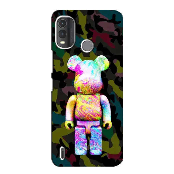 Чохол з принтом «Яскравий Bearbrick» для Nokia G11 Plus