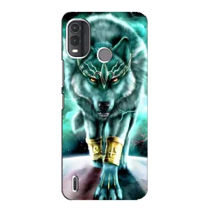 Защитные чехлы для Нокиа G11 Плюс (AlphaPrint) (ХИТ продаж) ВОЛК (Яркий волк)