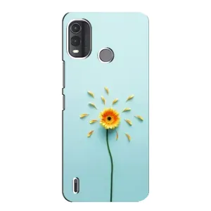 Чехлы с Цветами для Nokia G11 Plus (VPrint) (Желтый цветок)