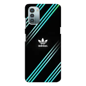 Чохли Адидас для Nokia G11 (AlphaPrint) (Адідас з полосами)