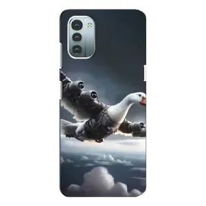 Чохол з мемом Тралалело тралала на Nokia G11 (Бомбардіні гусіні)