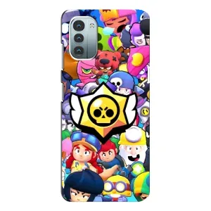Чехол для Nokia G11 Бравл Старс (VPrint) (Лого Brawl Stars)