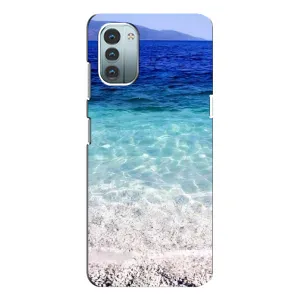 Силиконовый чехол с КАРТИНКАМИ лето для Nokia G11 (AlphaPrint) (Море)