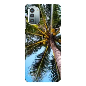 Силиконовый чехол с КАРТИНКАМИ лето для Nokia G11 (AlphaPrint) (Пальма)